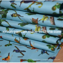 Tissu d&#39;impression de textile de Digital fait sur commande de textile de la Chine pour le vêtement